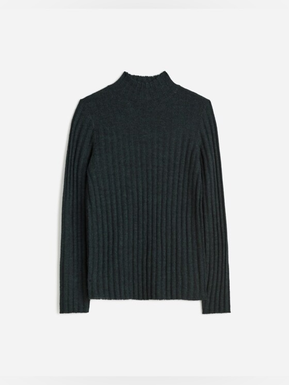 Madewell | Alpaca-Blend Mockneck Sweater | Forest Green | Womens Size M